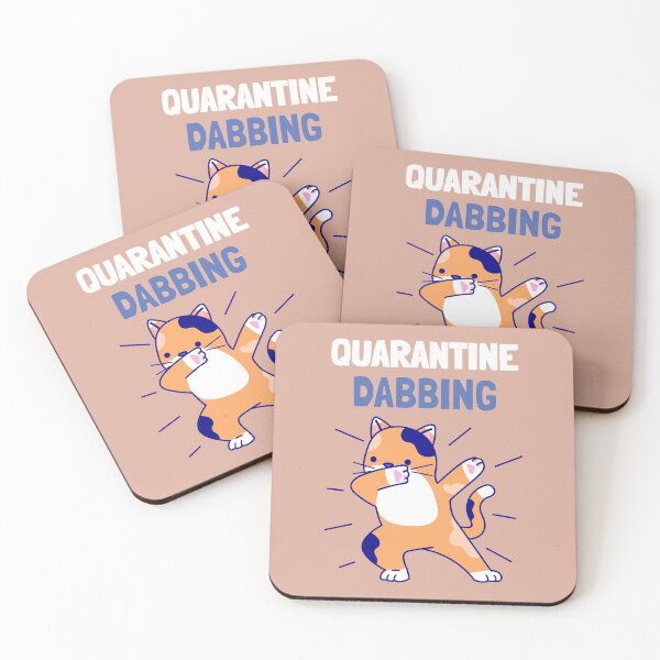 Item preview, Quarantine Dabbing Cat designed and sold by blueoctober04.