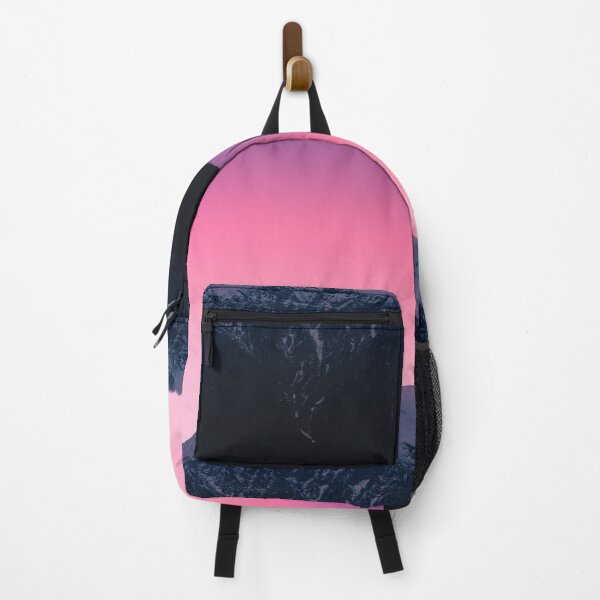 Item preview, Beautiful Pink Sky Mountains, Full Moon designed and sold by newburyboutique.
