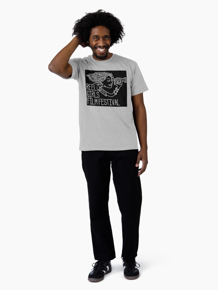 Thumbnail 3 of 4, Premium T-Shirt, Reel Girls Logo on Black designed and sold by ReelGirls.
