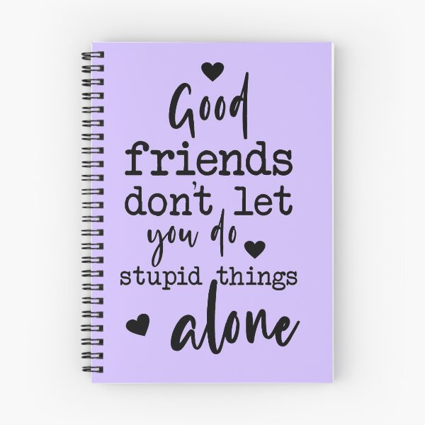Item preview, Good Friends Quote Typography Stupid Things designed and sold by kristinedesigns.