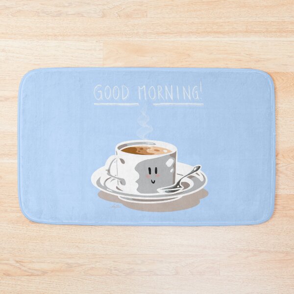 Item preview, Good Morning! (Columbia Blue) designed and sold by MystiqArts.