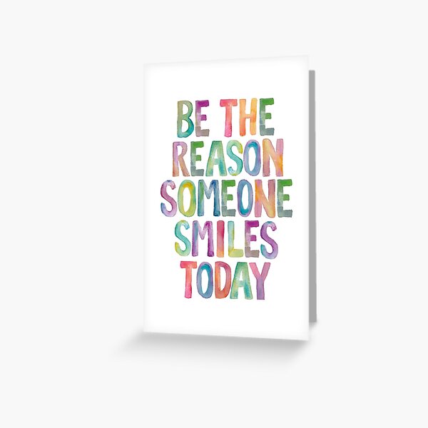 Item preview, Be The Reason Someone Smiles Today designed and sold by MotivatedType.