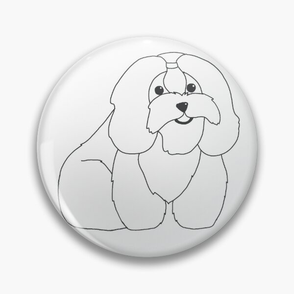 Item preview, Coton de Tulear Pink designed and sold by Mateja Lukežič.