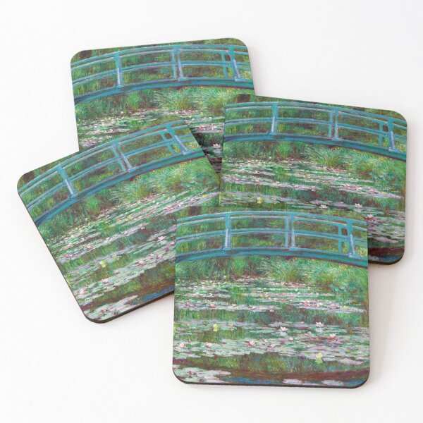 Item preview, High Resolution Monet - Water Lilies - The Japanese Footbridge designed and sold by goldenanchor.
