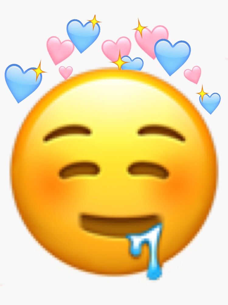 "Cute emoji " Sticker by Bribrivz Redbubble