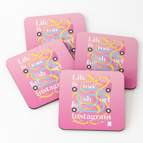 Item preview, Life is too short for Instagram designed and sold by quotesonposters.