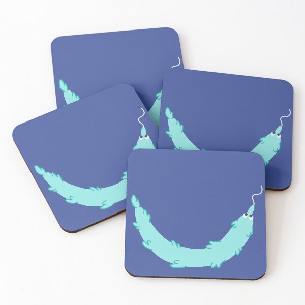 Artikelvorschau, Wurmlächeln (blau) entworfen und verkauft von Bloo-the-Fluff.