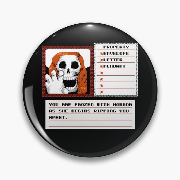 Item preview,  uninvited Classic Retro Vintage Gaming Reaper Adventure Game Over Screen designed and sold by RKSDesigns.