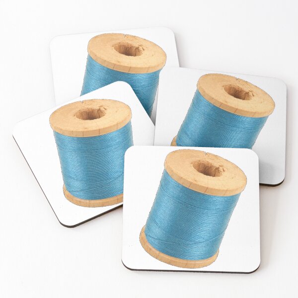 Item preview, Wooden Spool of Blue Thread designed and sold by HeadBlaze.