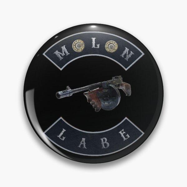 Item preview, Tommy Gun Molon Labe double 45 ACP black background designed and sold by MadBadDangerous.