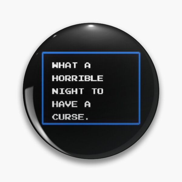 Item preview, What a Horrible Night to have a Curse Classic Retro Vintage Gaming Adventure  designed and sold by RKSDesigns.