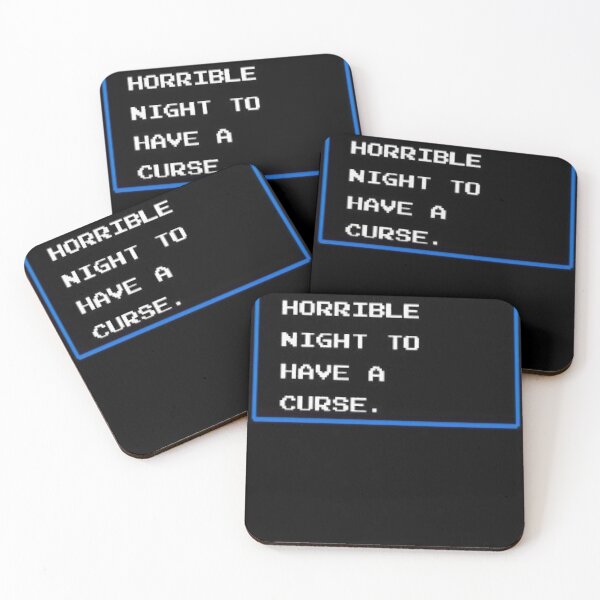 Item preview, What a Horrible Night to have a Curse Classic Retro Vintage Gaming Adventure  designed and sold by RKSDesigns.