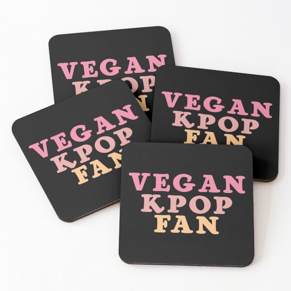 Item preview, VEGAN KPOP FAN Cute Kpop Fan Text Pink Design designed and sold by SugarSaint.