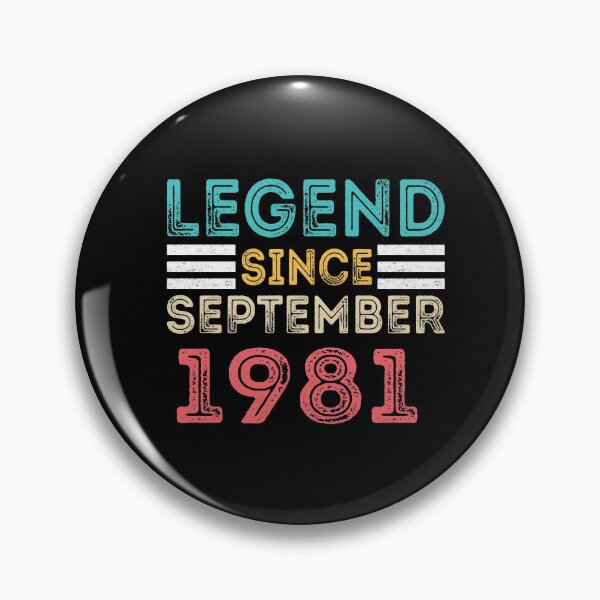 Item preview, Retro Vintage 39th Birthday Legend Since September 1981 designed and sold by meedTee.