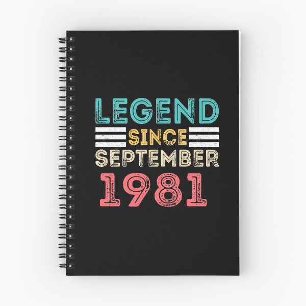 Item preview, Retro Vintage 39th Birthday Legend Since September 1981 designed and sold by meedTee.