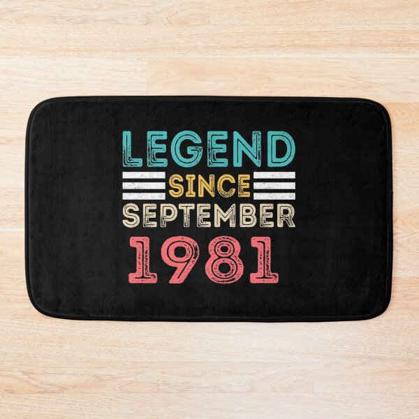 Item preview, Retro Vintage 39th Birthday Legend Since September 1981 designed and sold by meedTee.