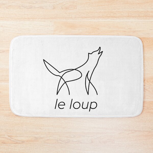 Item preview, le loup - the wolf, one line doodle designed and sold by Art by s2ray.