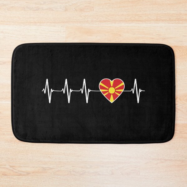 Item preview, Macedonian Heartbeat I Love Macedonia Country Flag Heart Family designed and sold by Eyes4.