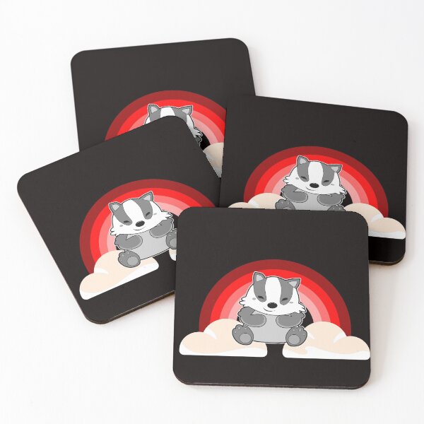 Item preview, Badger Rainbow Animal Colorful designed and sold by Imutobi.