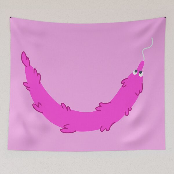 Item preview, Worm Smile (Pink) designed and sold by Bloo-the-Fluff.