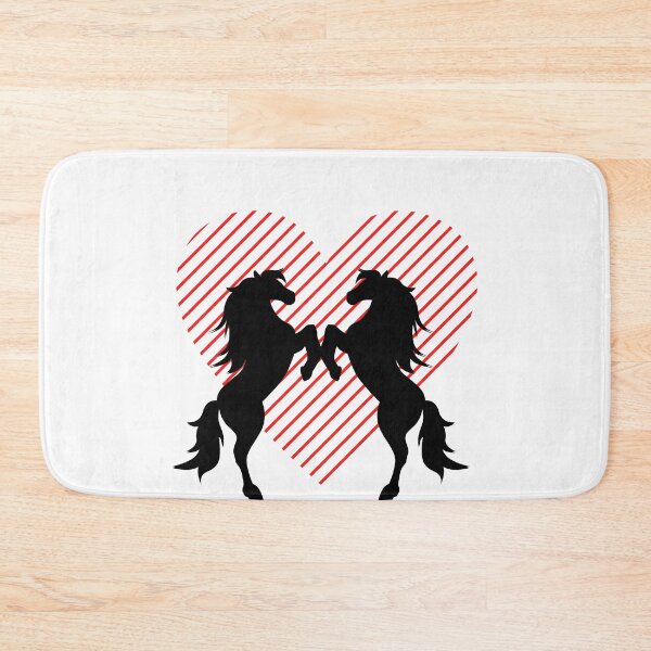 Item preview, Horses love heart animal designed and sold by Imutobi.