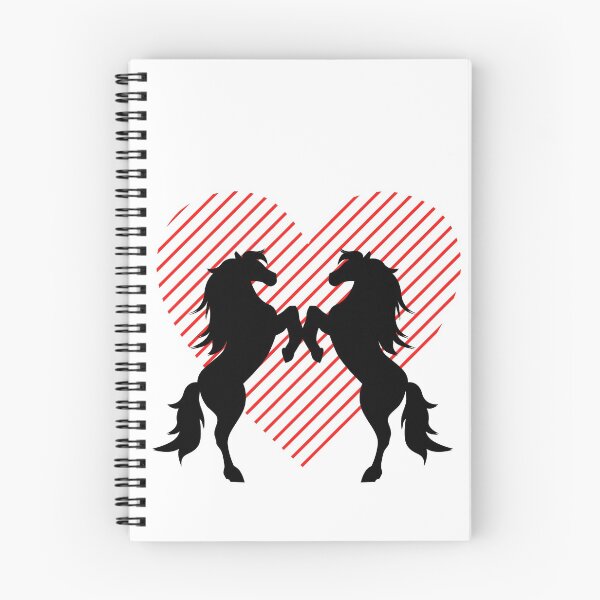 Item preview, Horses love heart animal designed and sold by Imutobi.
