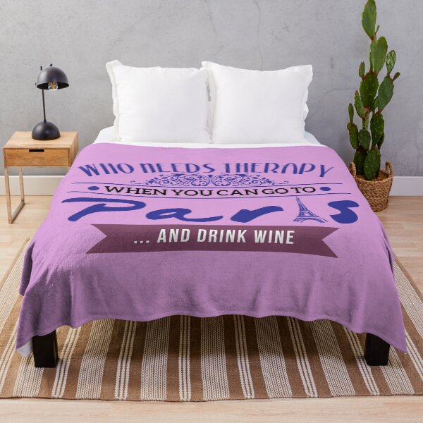 Item preview, Who Needs Therapy When You Can Go To Paris designed and sold by tw2us.