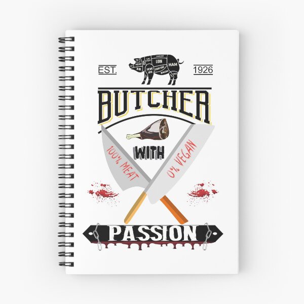 Item preview, Butcher / Slaughter With Passion. 100% Beef/Meat designed and sold by _SHERTY_.