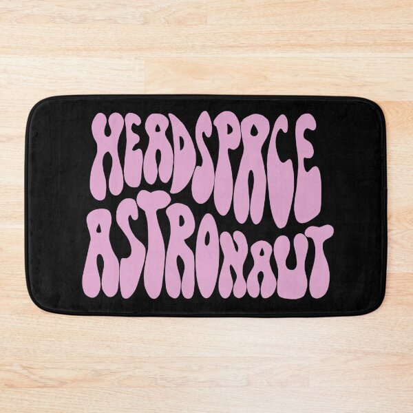 Item preview, Headspace Astronaut Pink 70s Lettering designed and sold by WPahat.