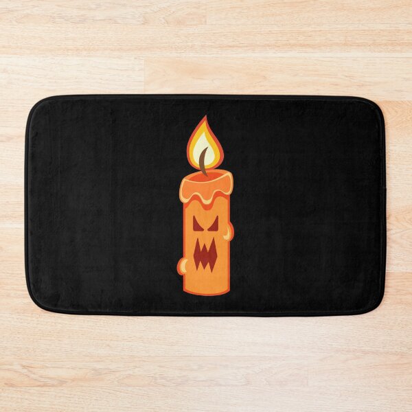 Item preview,  Halloween spooky Monster candle. Orange candle cartoon character. designed and sold by TashaVector.