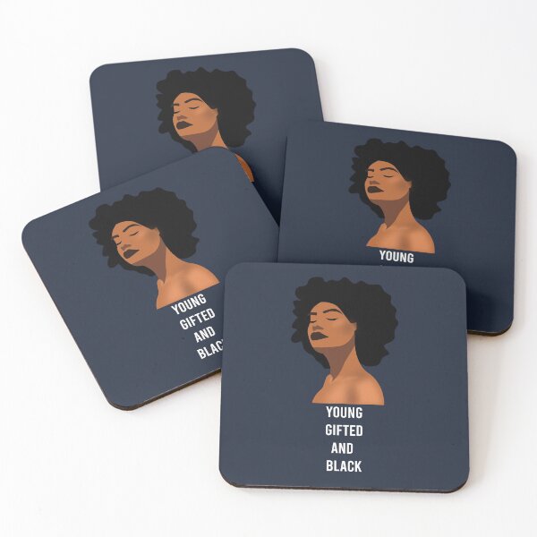 Item preview, Blue Portrait of young gifted and black design designed and sold by anins-azuree.