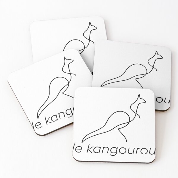 Aperçu de l'œuvre le kangourou - le kangourou, griffonnage une ligne créée et vendue par Art by s2ray.
