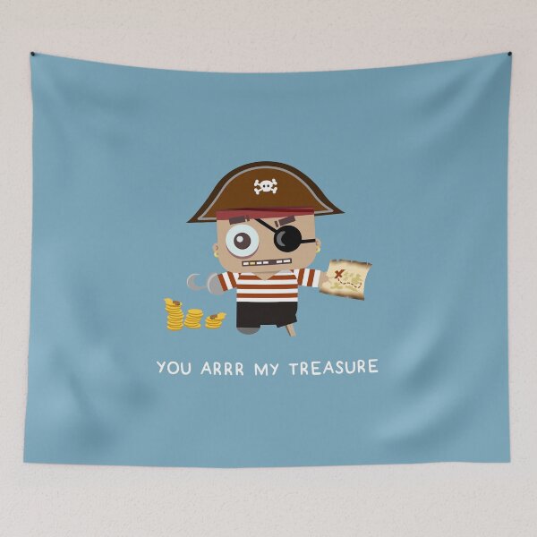 Item preview, Pirate Love designed and sold by AnishaCreations.