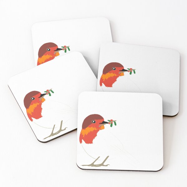Item preview, Robin dibujo digital, Navidad designed and sold by FineArtKate.