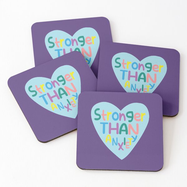 Item preview, Stronger Than Anxiety designed and sold by Wordiest.