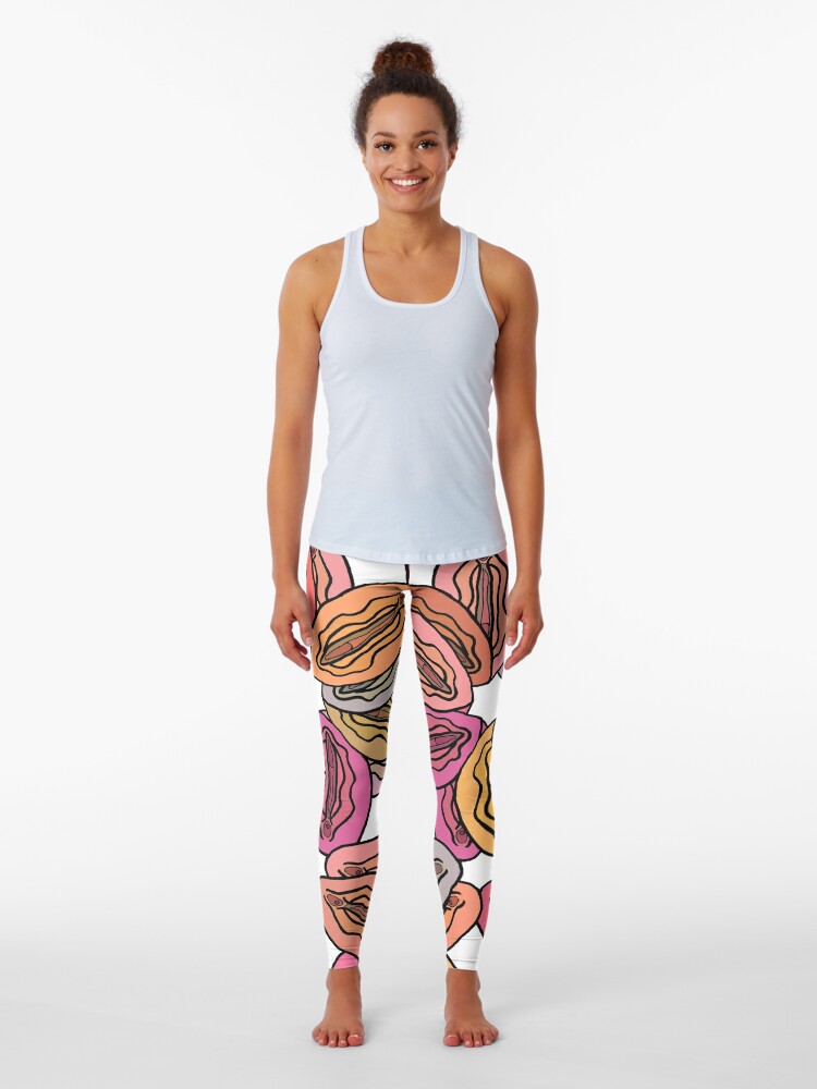 Vulva Colorful Pattern Leggings for Sale by Vulvatown