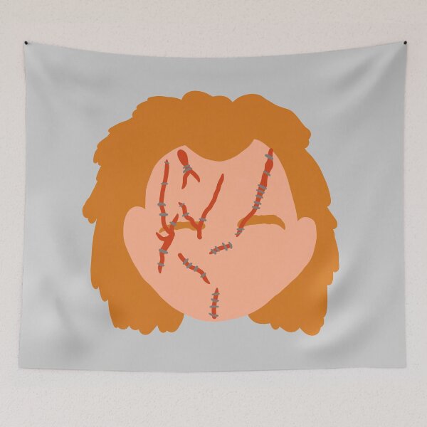 Item preview, Chuckle Simple Face || Horror movie designs designed and sold by SouthSoundArts.