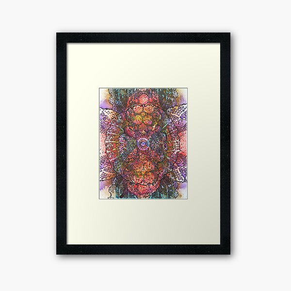 Stain 25 Framed Art Print