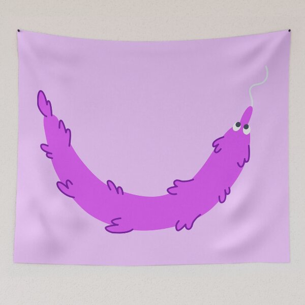 Item preview, Worm Smile (Purple) designed and sold by Bloo-the-Fluff.