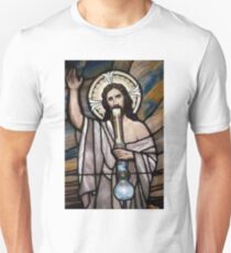 Jesus Hittin a Bong Unisex T-Shirt