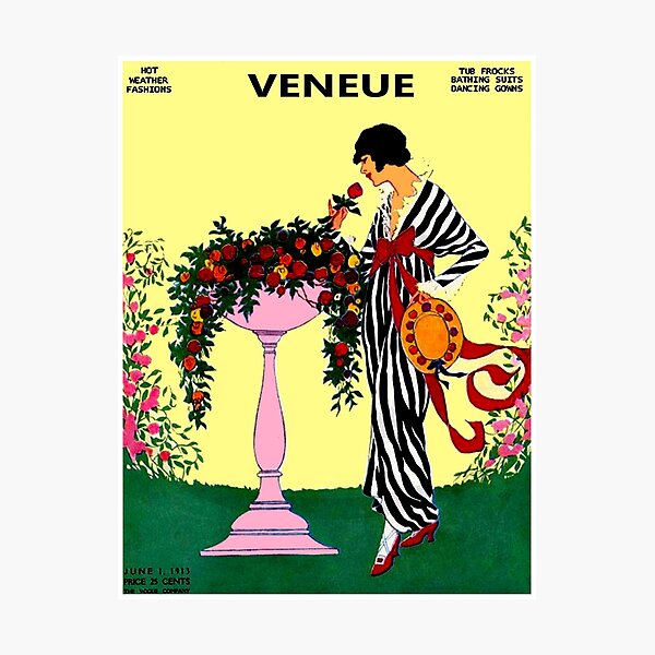 Item preview, VENEUE : Vintage 1913 Magazine Advertising Print designed and sold by posterbobs.