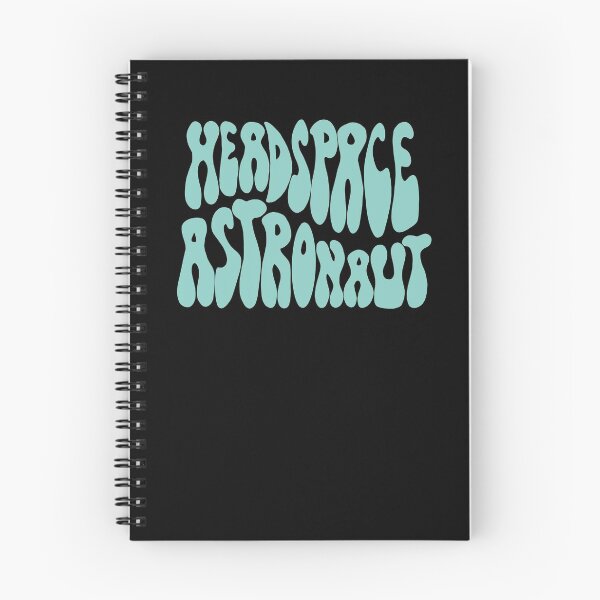 Item preview, Headspace Astronaut Turquoise 70s Lettering designed and sold by WPahat.