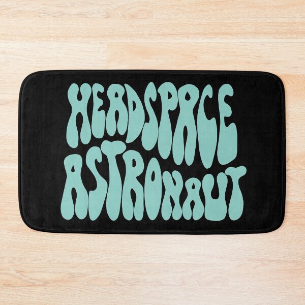 Item preview, Headspace Astronaut Turquoise 70s Lettering designed and sold by WPahat.