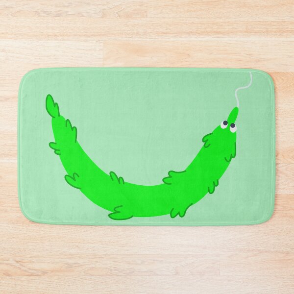 Item preview, Worm Smile (Green) designed and sold by Bloo-the-Fluff.