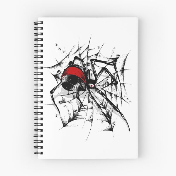 Item preview, Red back spider web designed and sold by LynHebb.