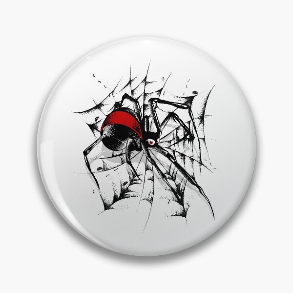 Item preview, Red back spider web designed and sold by LynHebb.