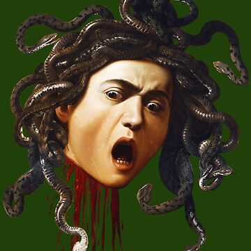 Méduse Le Caravage, impression d'affiche d'art, art de la mythologie grecque, couleur personnalisée ! - France