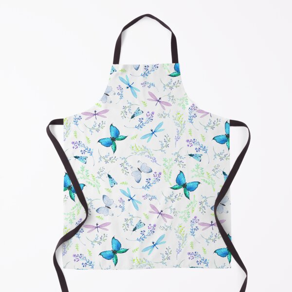 Item preview, watercolor seamless pattern Butterflies and dragonflies designed and sold by eves_aquadreams.