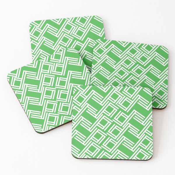 Item preview, Green white stripe Pattern designed and sold by jfcreations.