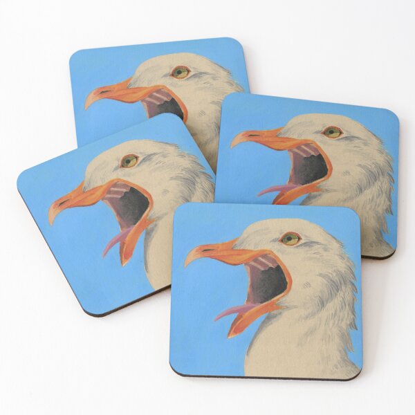 Item preview, Gaviota Pintura Acuarela Gouache designed and sold by Hinkyponk.